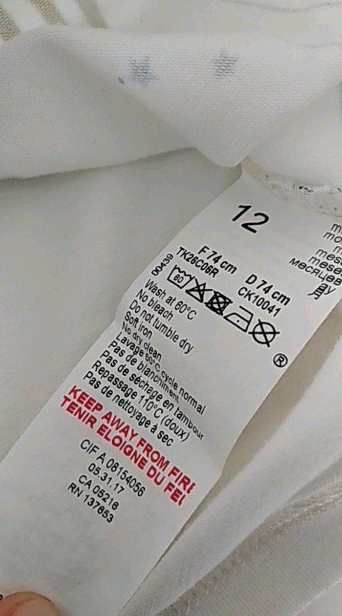 Tee shirt catimini 12 mois - photo numéro 4