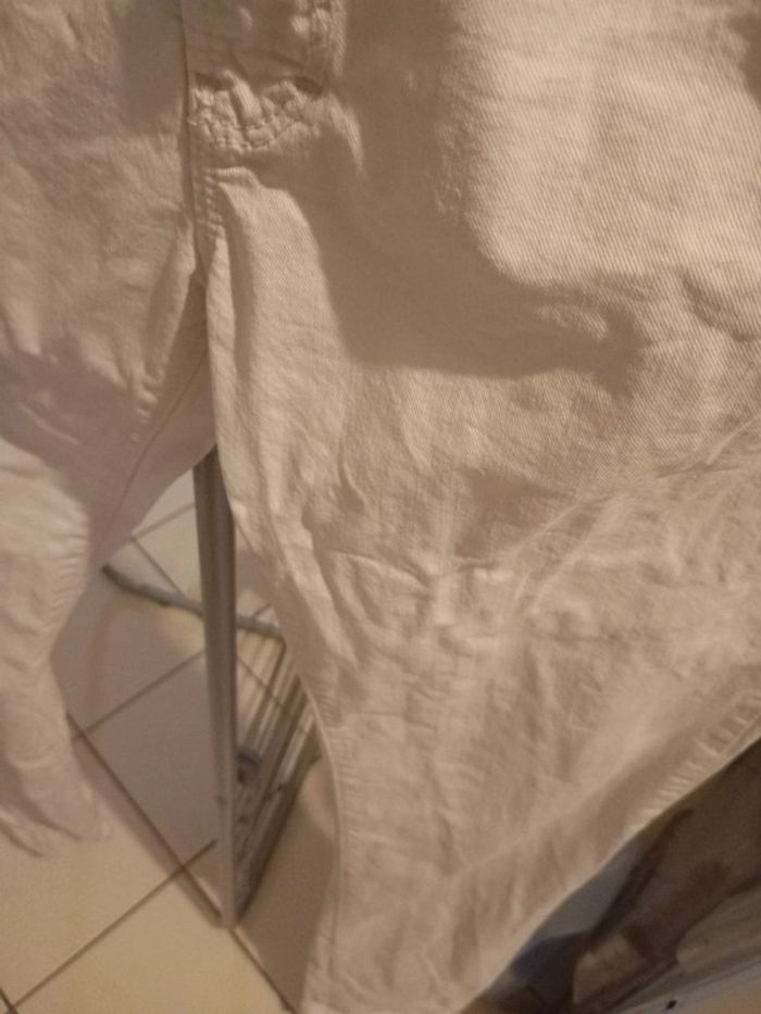 Jean blanc boss slim fit - photo numéro 5