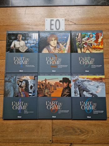 Lot de 6 bd l art du crime 1 à 6,EO