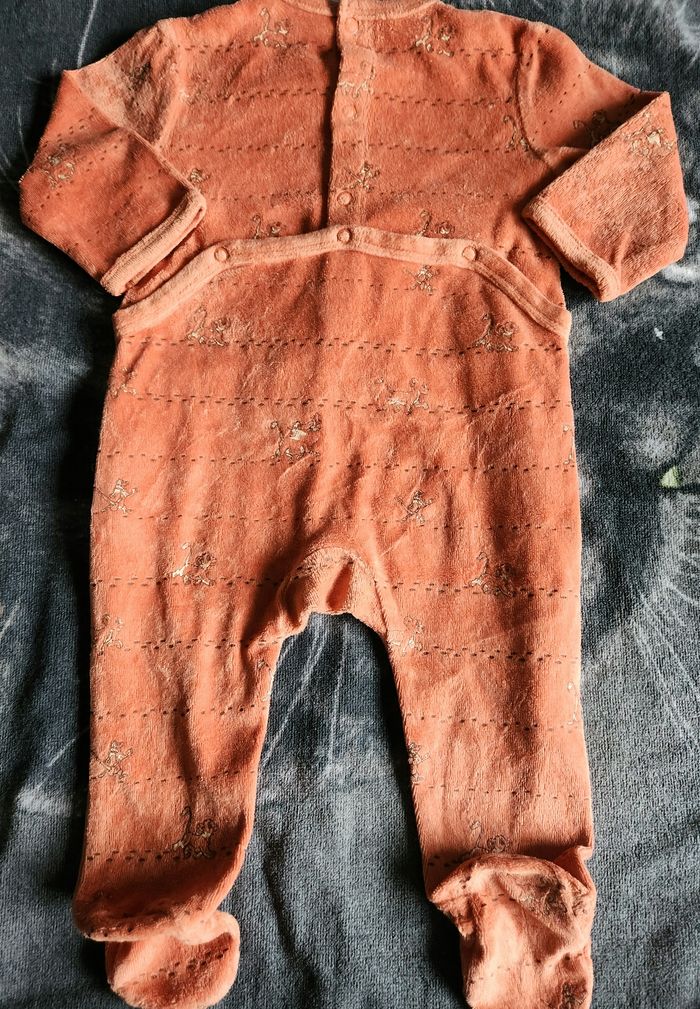 Pyjama grenouillère corail Simba disney - photo numéro 4