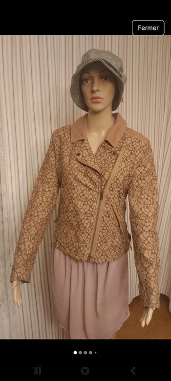 Veste style perfecto IKKS T 38  Lin/coton