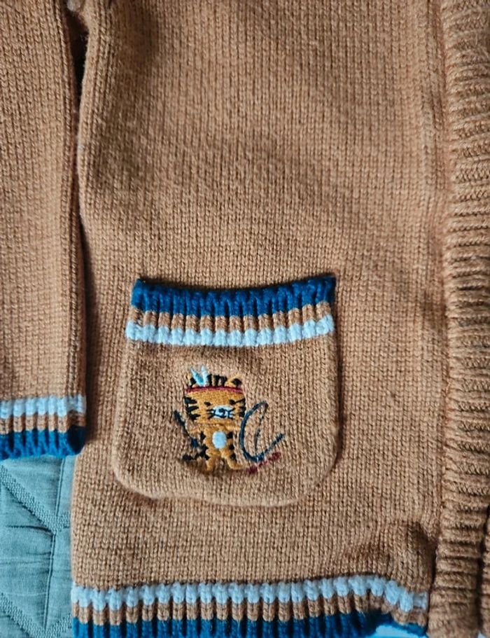 Gilet zippé 12 mois - photo numéro 4