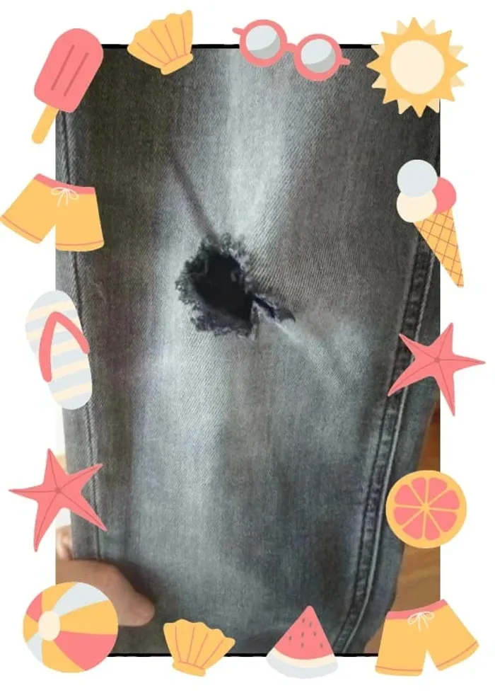 Pantalon jeans gris garçon 14 ans - photo numéro 2