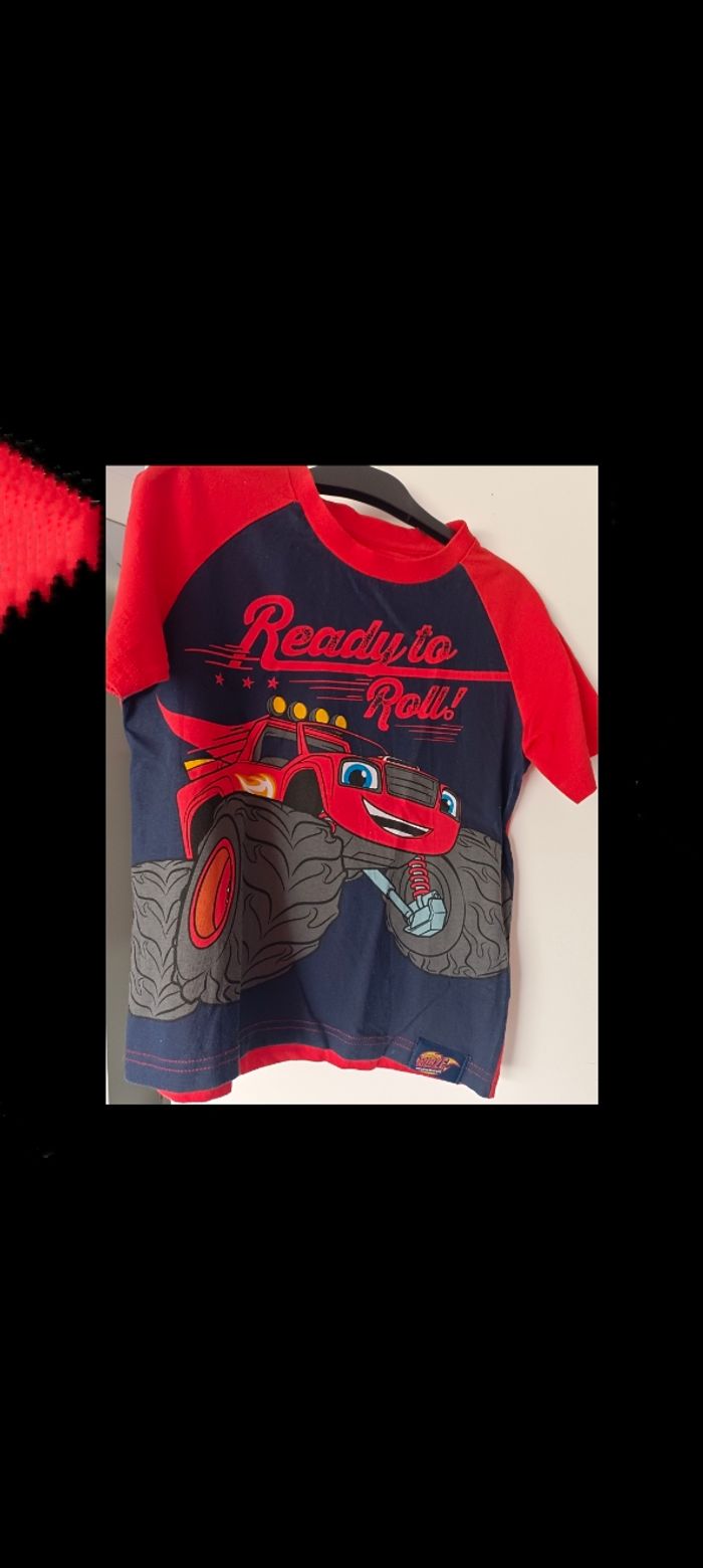 Tee-shirt Blaze et les Monster machines en 7 ans 122 cm - photo numéro 1