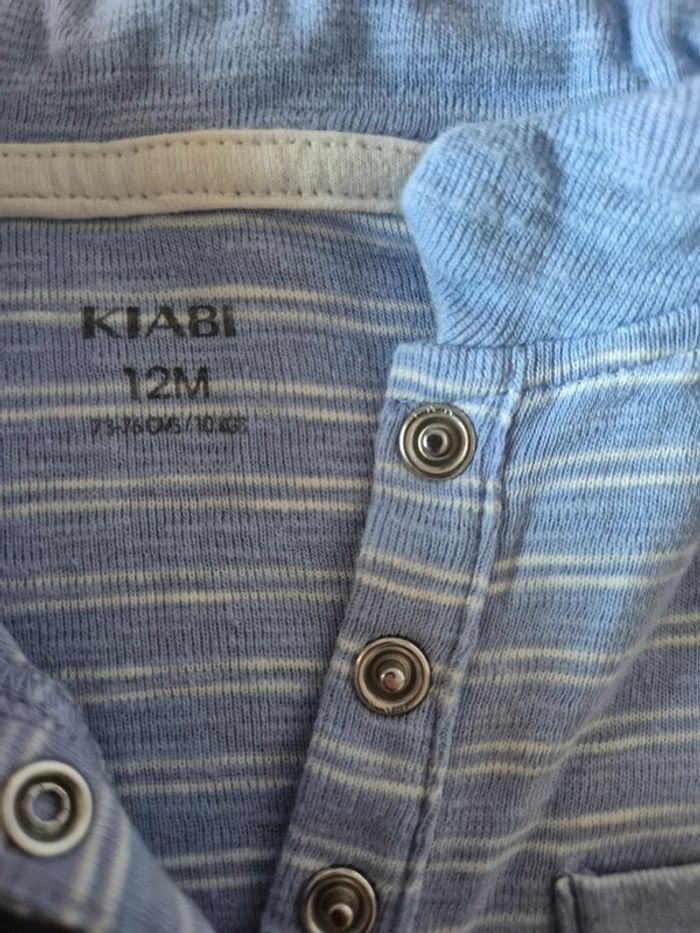 Pyjama dort bien à rayures - photo numéro 3