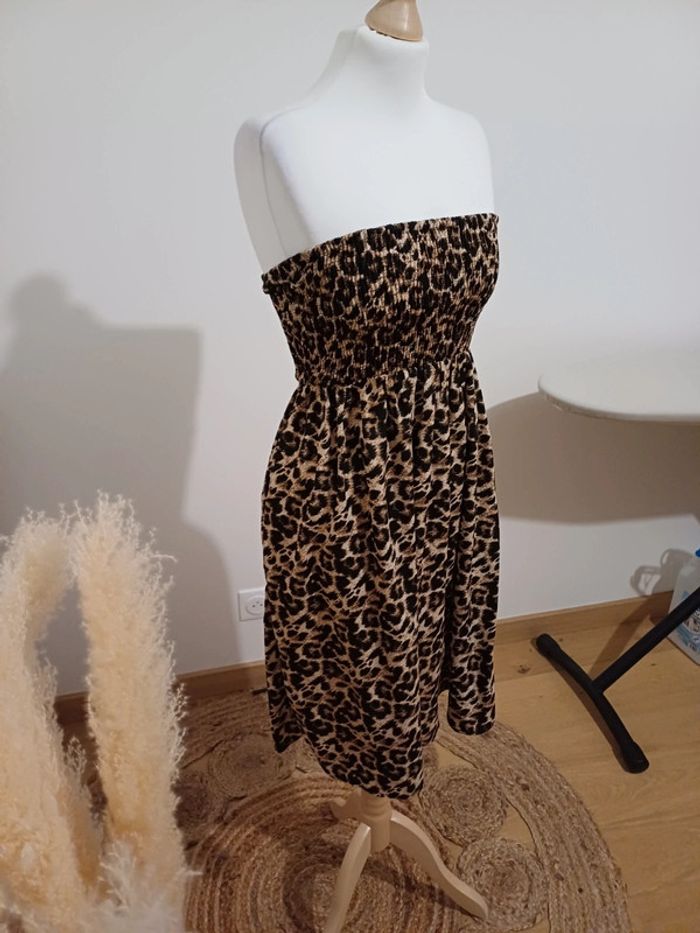 Robe bustier Léopard fluide Ocean Club taille XS/S 34/36