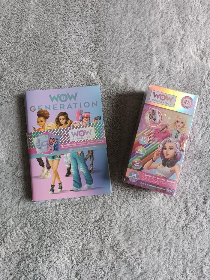 Lot WOW Generation – Carnets + Coffret de coloriage - photo numéro 2