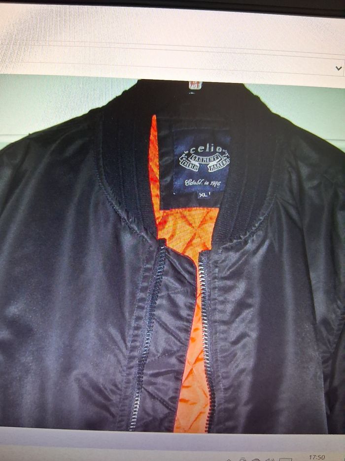 Blouson matelassé " celio " noir  " T- XL " - photo numéro 3