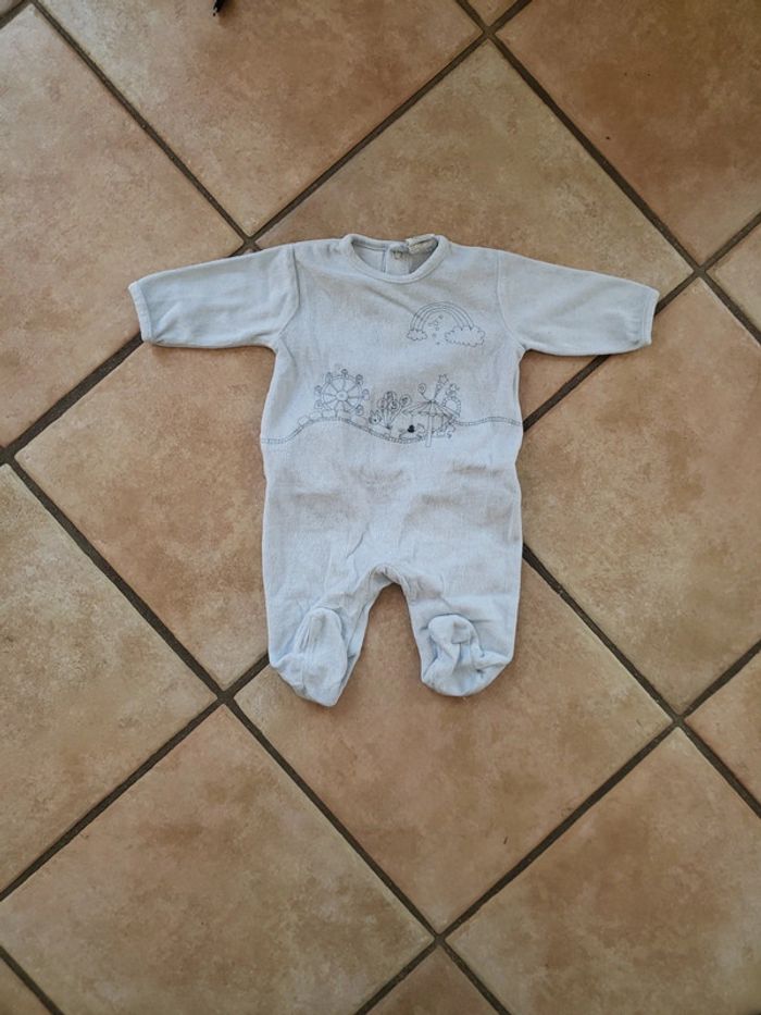 Pyjama bleu parc d'attraction 3 mois