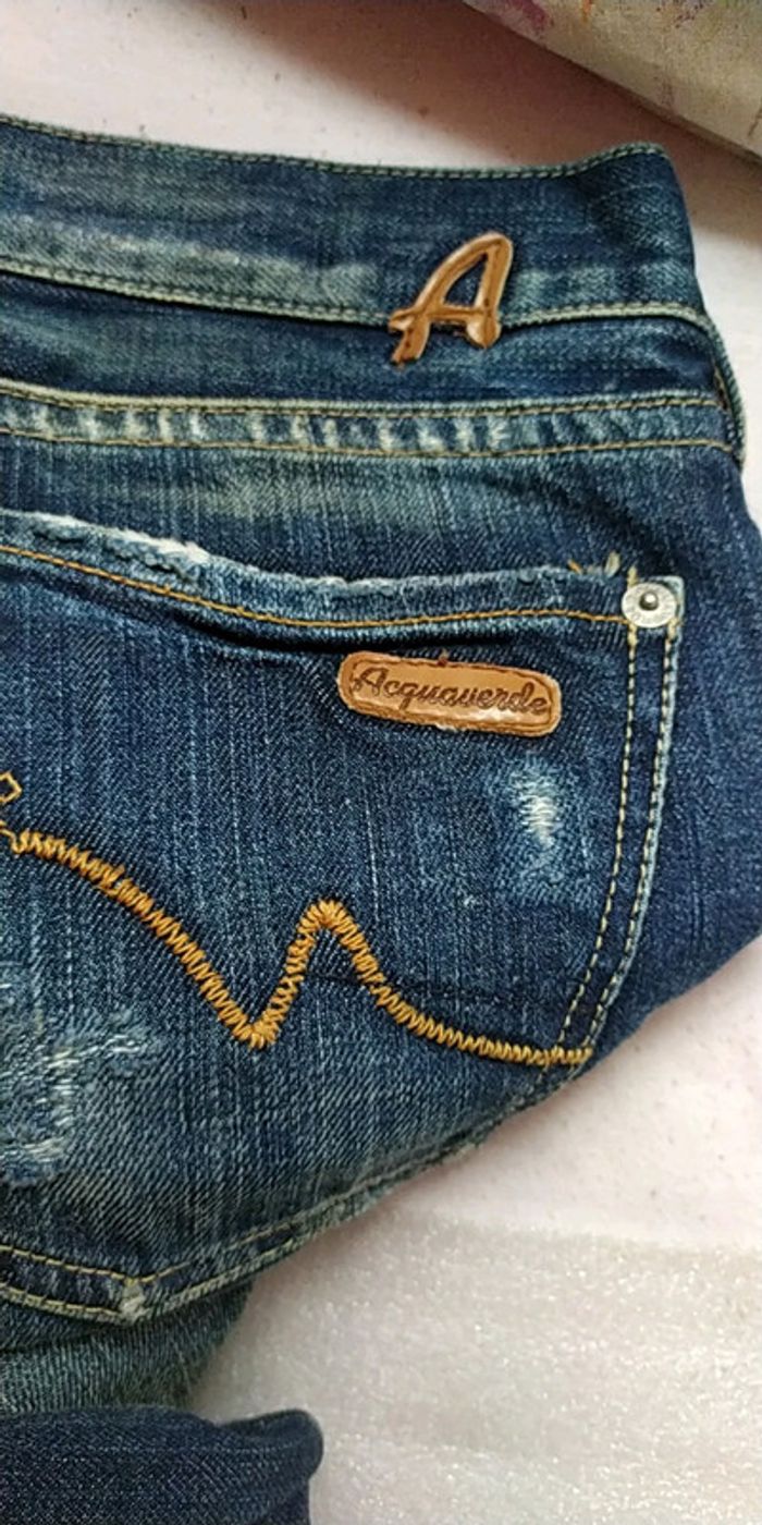 Jeans Aquaverde W29 neuf - photo numéro 7