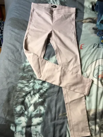 Pantalon rose poudré