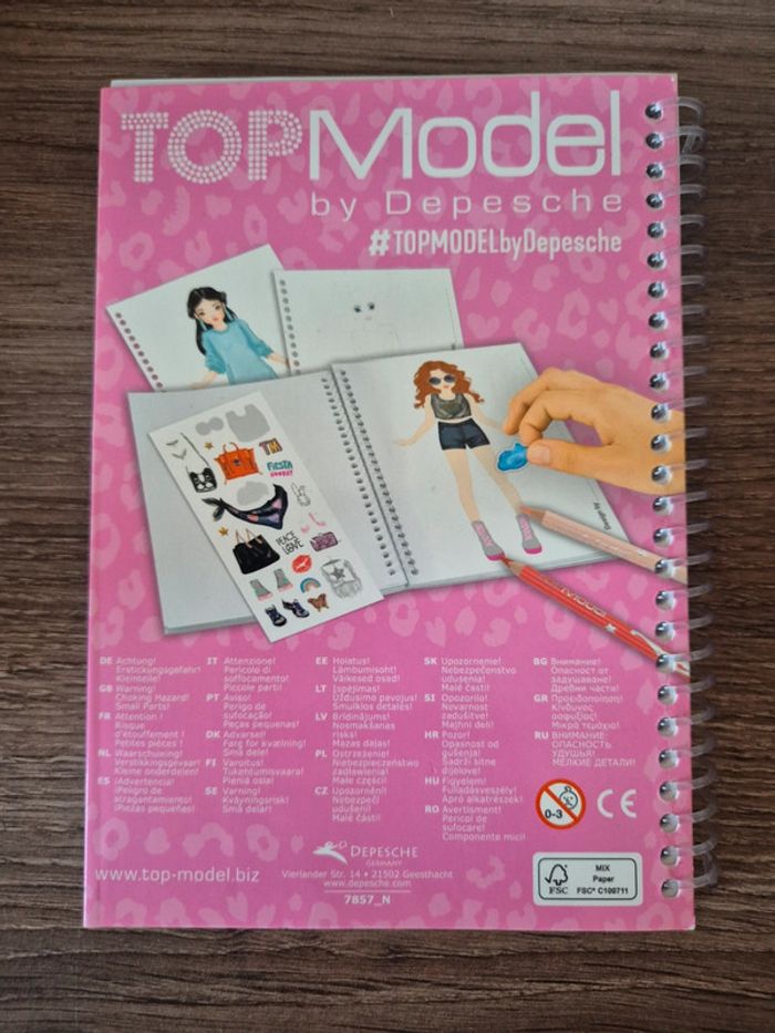Lot de 2 carnets Top Model Pocket - photo numéro 8