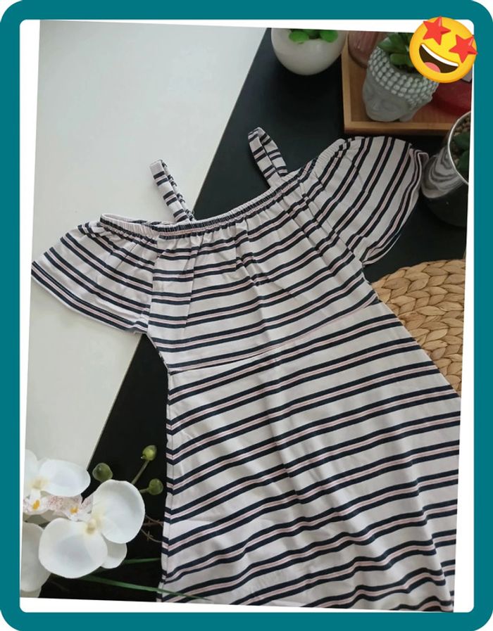 Robe d'été à rayures Taille 6 ans🌿💝 - photo numéro 3