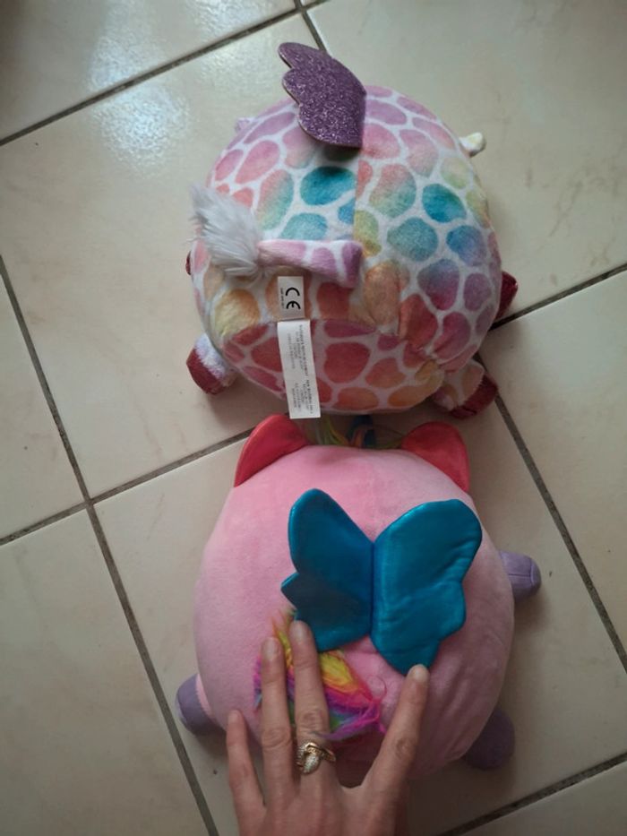 Lot de deux Rainbocorns peluche Zuru - photo numéro 4