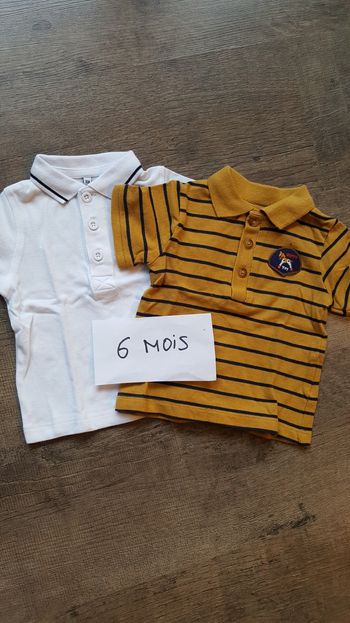 Lot de 2 polos 6 mois