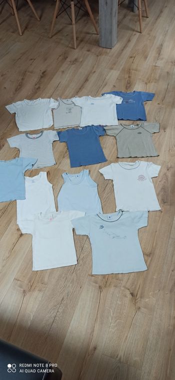 Lot de 13 maillots de corps 5 ans