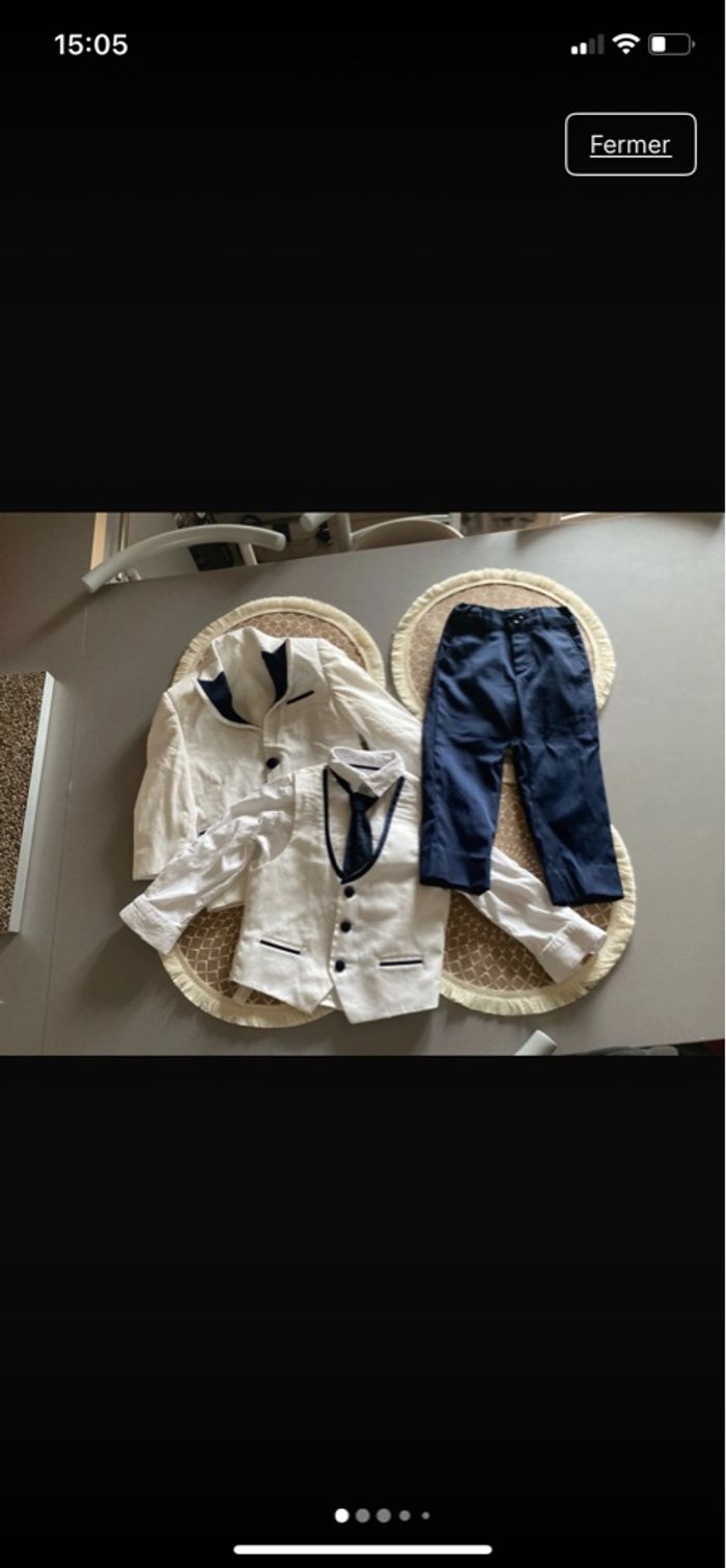 Ensemble de costume garçon 3 ans