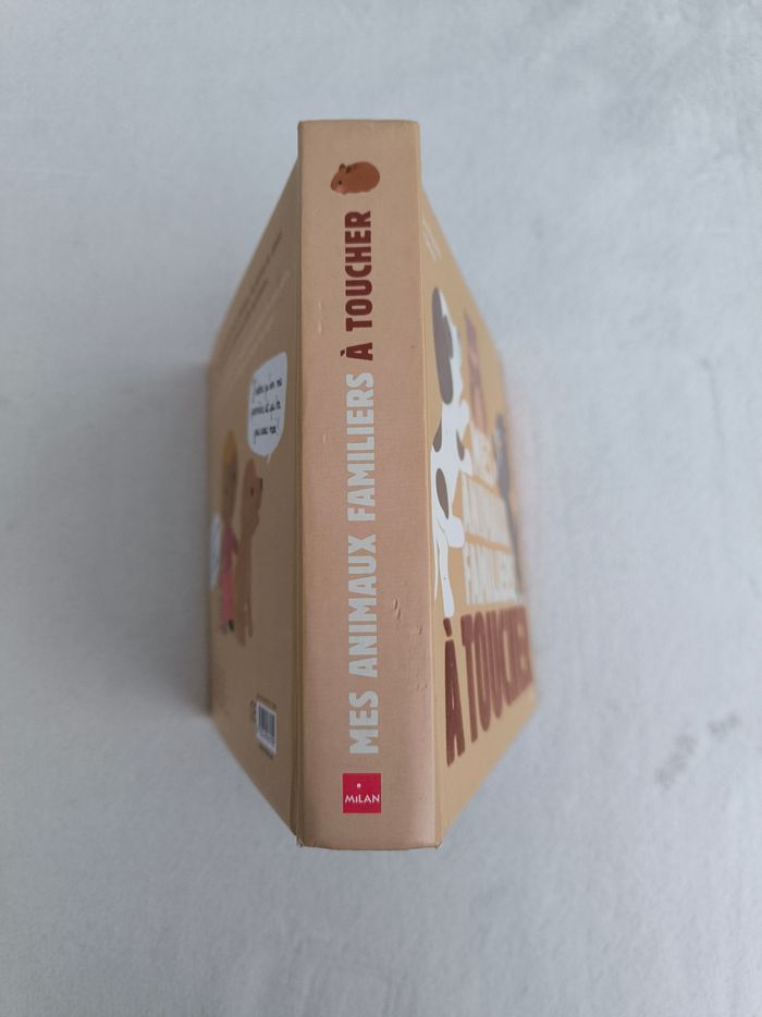Livre Mes animaux familiers à toucher Milan - photo numéro 9