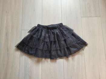Jupe en tule et pailleté or. Fille 6 ans. Marque In Extenso