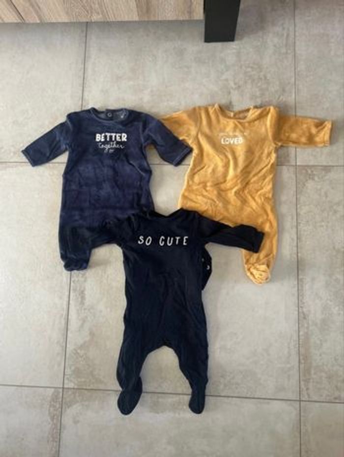 Lot de 3 pyjamas 3 mois