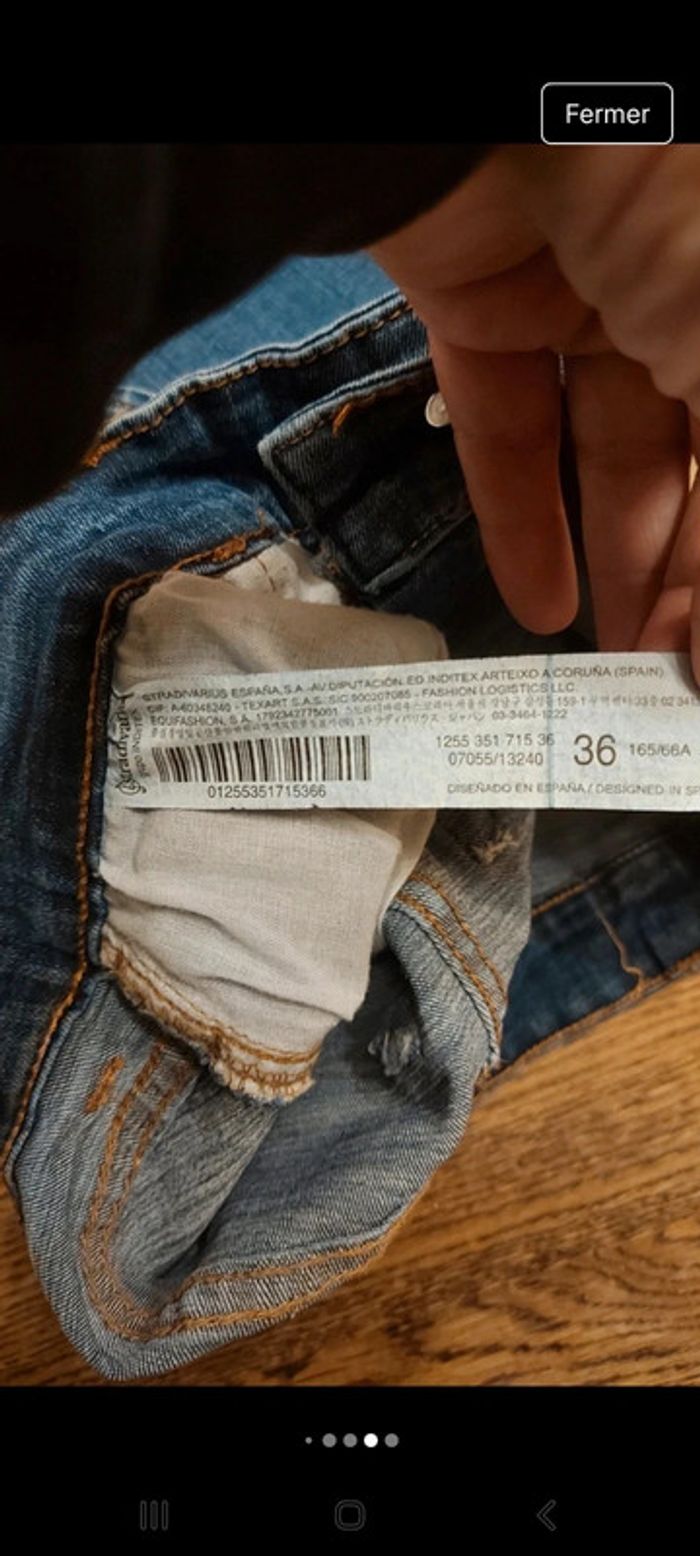 Mini Jupe en jeans Stradivarius eur 36 - photo numéro 14