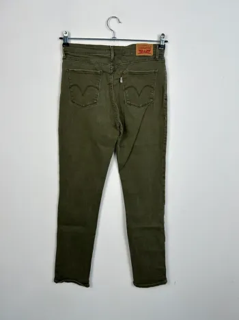 Jean Levi's Femme Kaki W30 L32 | Mid Rise Skinny | Taille 40 | Très Bon État | BP213