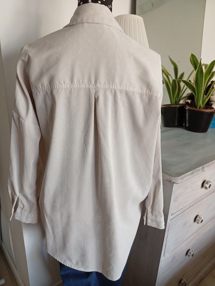 Chemise en velours côtelé 36 oversize - photo numéro 3