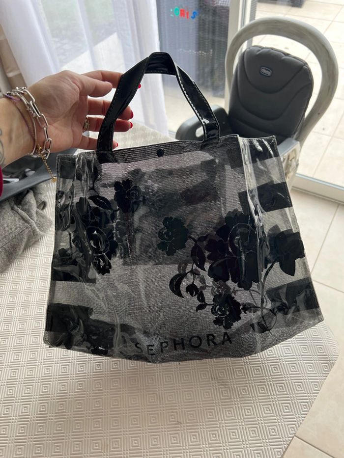 Sac cabas Sephora dentelle