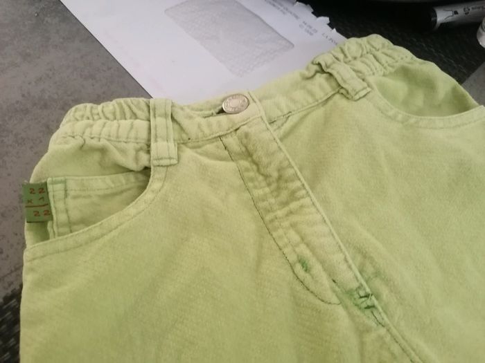Pantalon kiabi 3ans fille vert pomme be