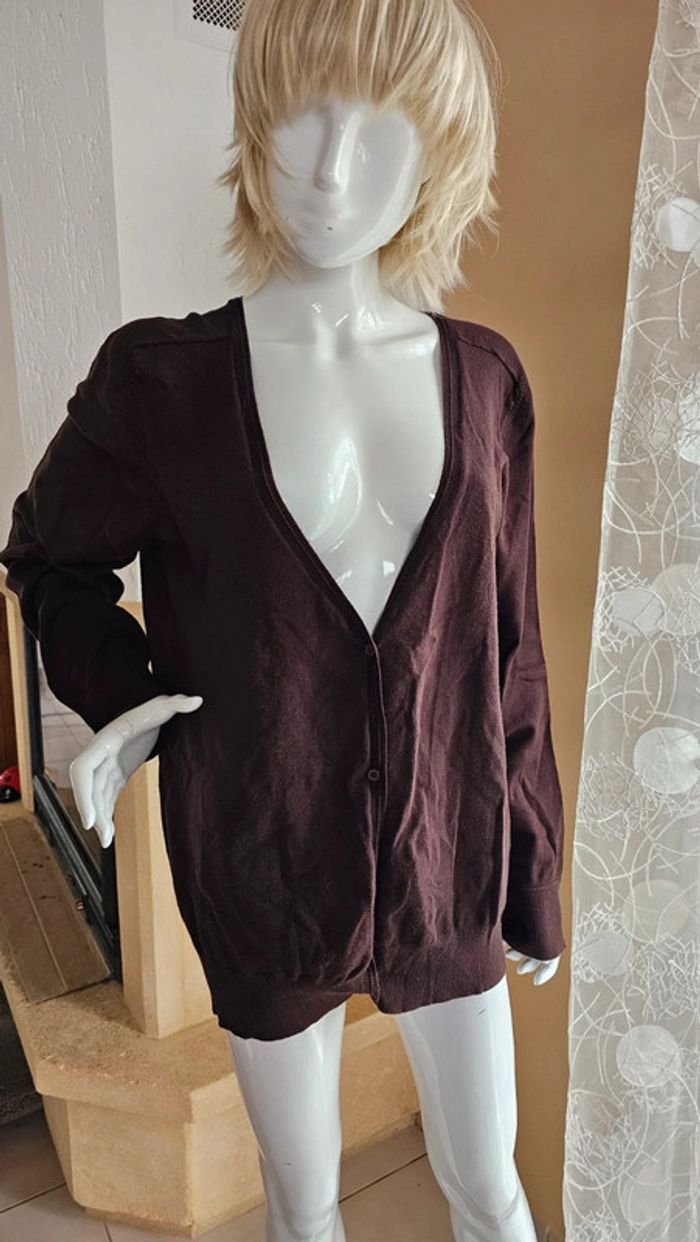 Gilet marron Uessentiel taille 5