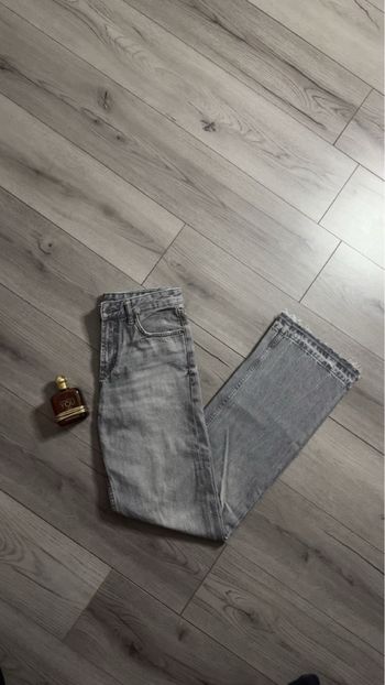 Jean Zara Flare - Taille W36 Gris 