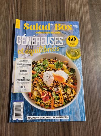 Salad'box généreuses et équilibrées