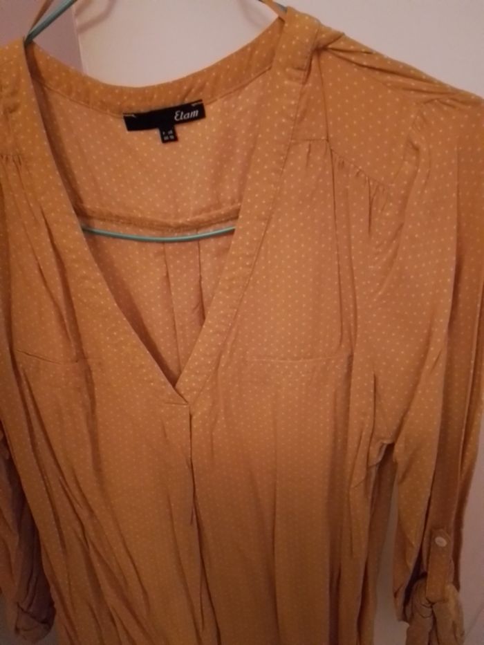 Blouse jaune 3/4 - photo numéro 4