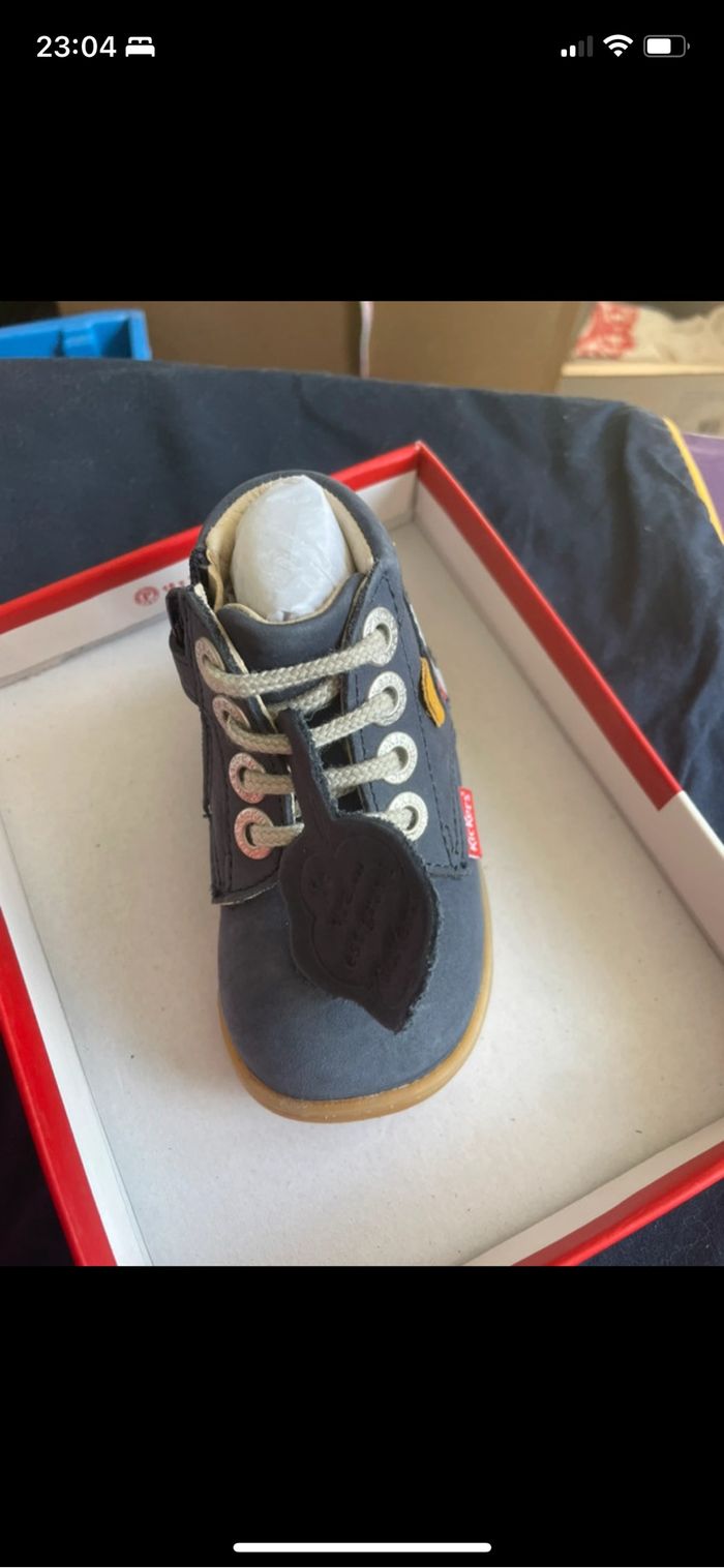 Chaussures Kickers kickbillista Marine Chien - photo numéro 2