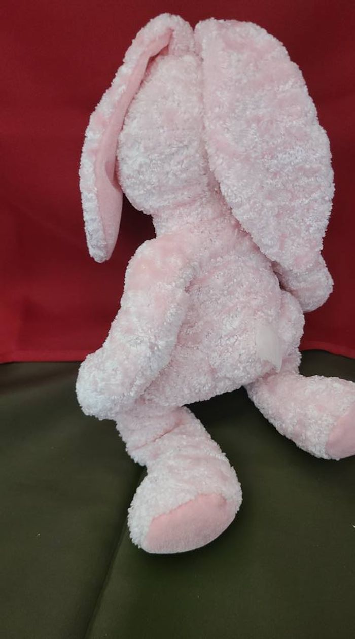 Doudou lapin rose brillant  JEMINI - photo numéro 4