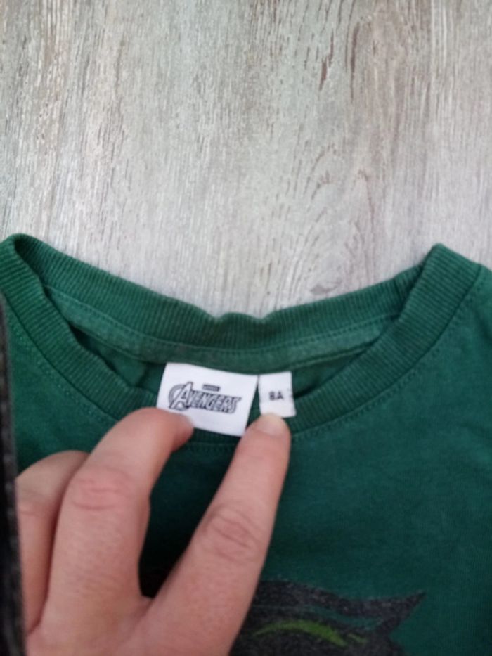 Tee shirt manche longue hulk 8A - photo numéro 4