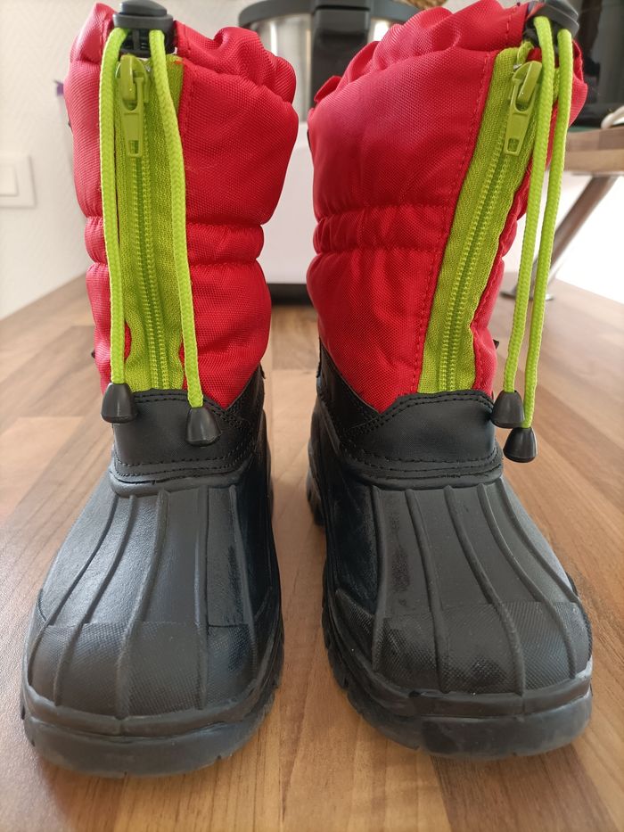 Bottes ski rouge et noires 32 - photo numéro 2