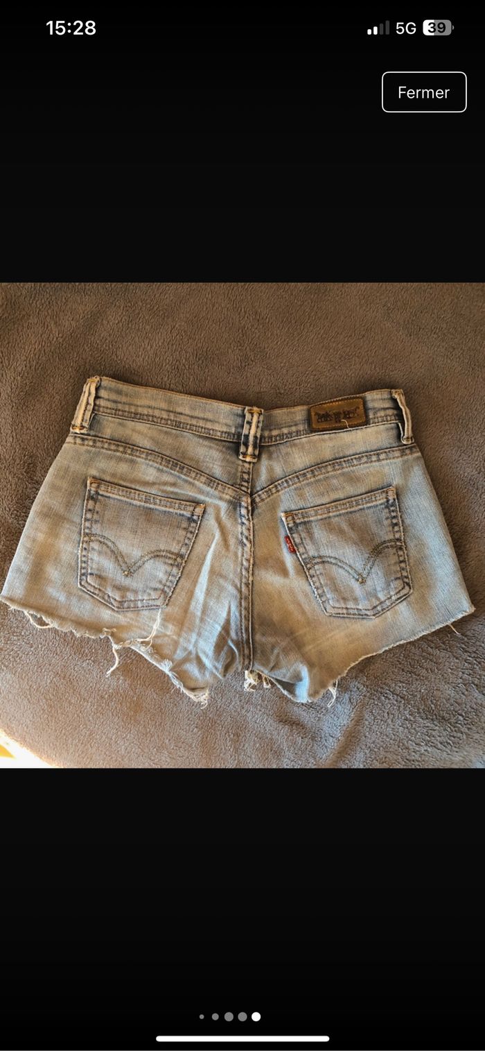 Short en jeans Levis