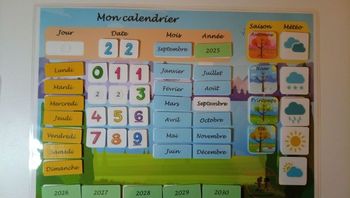 Calendrier journalier pour enfants
