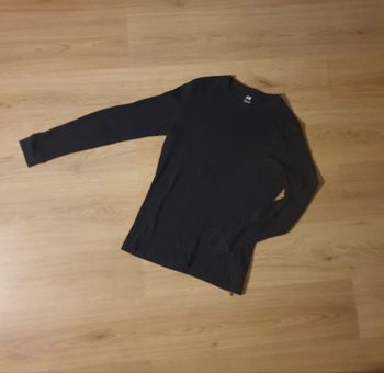 💙 Tee-shirt ML maille gaufrée taille 36 S #emyfleury_36homme