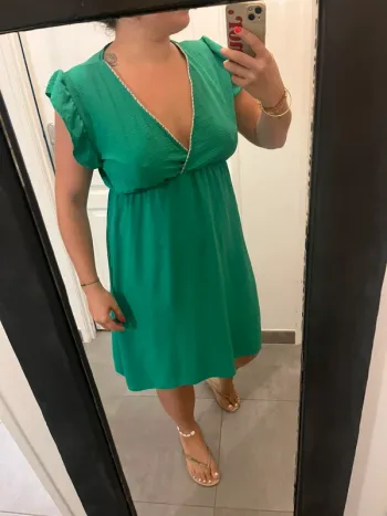 Robe chic verte