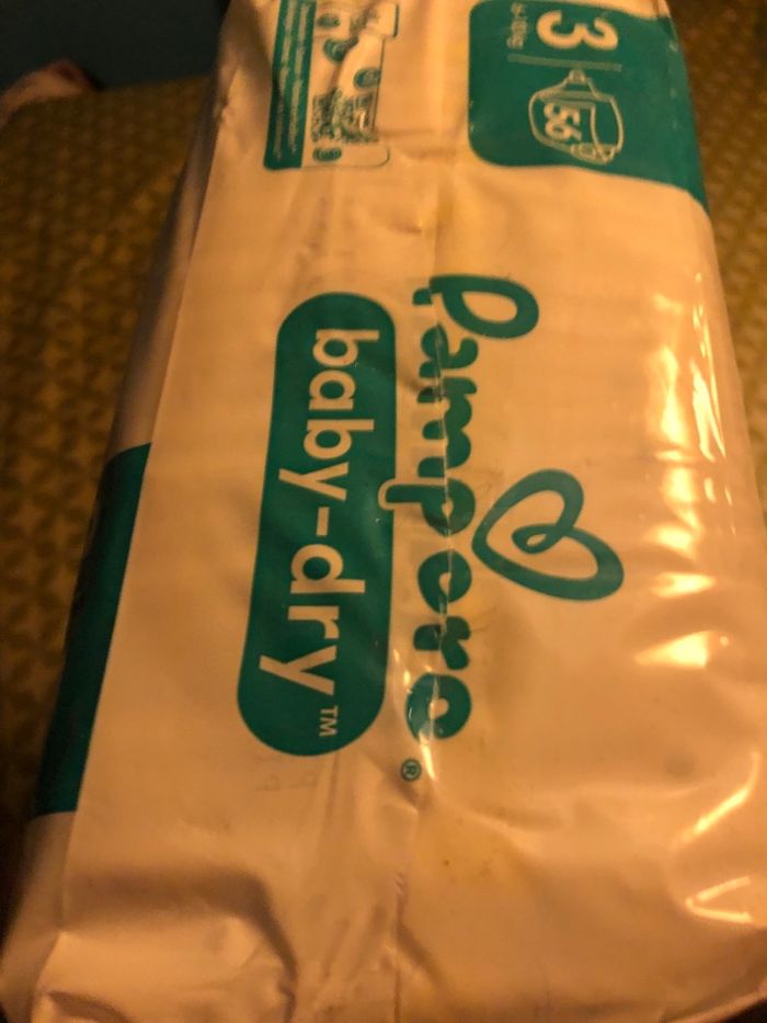 1 Paquet de 56 couches Pampers taille 3  6/10kg le paquet - photo numéro 3