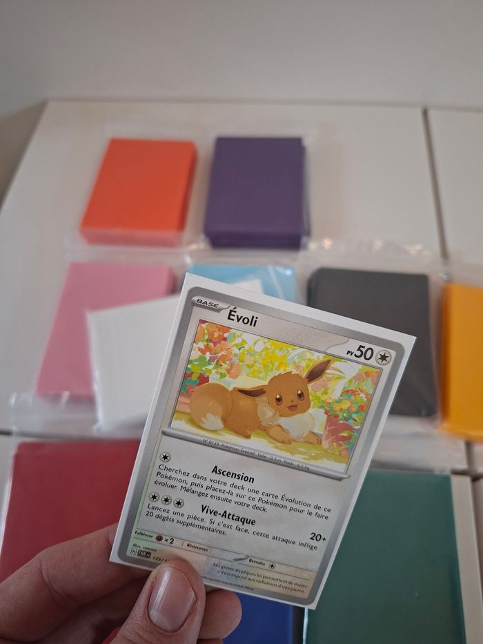 Paquets de sleeves semi rigide pour cartes Pokémon TCG , coloris et quantitée au choix 🔥 - photo numéro 5