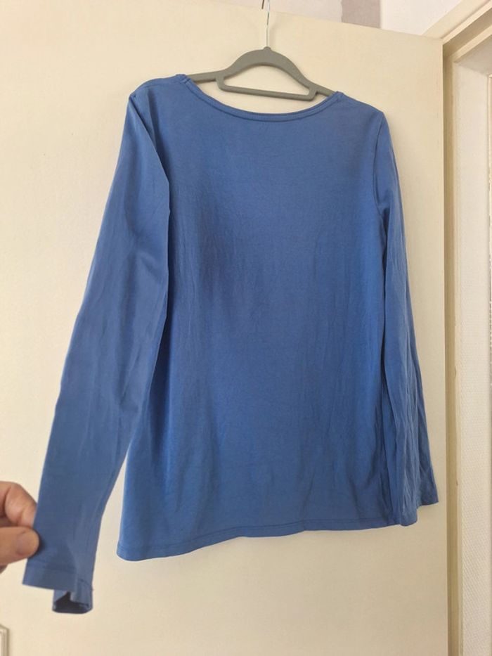 Tee-shirt femme bleu taille XL By Gémo - photo numéro 6