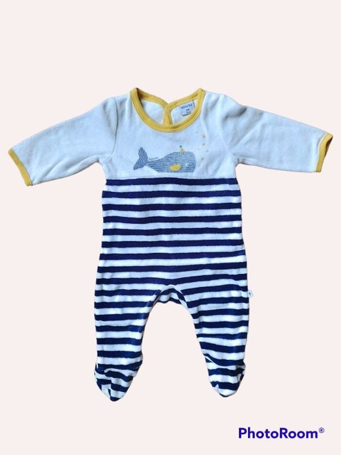 Pyjama velours baleine Absorba