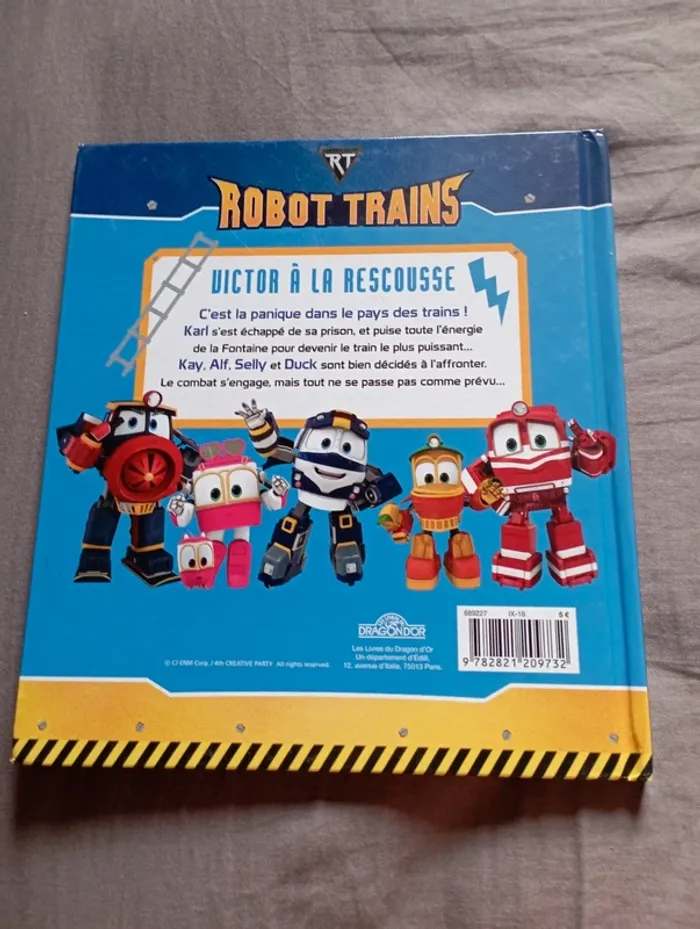 Livre robot trains - photo numéro 2