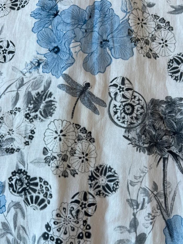 Jolie robe en coton doublée neuve motifs nature women dept so soon - photo numéro 5