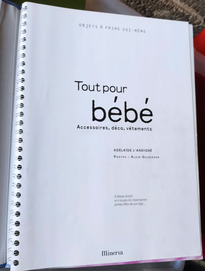 Livre de couture Tout pour bébé - photo numéro 3