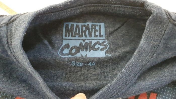 T-shirt ML garçon Captain America 4 ans CH - photo numéro 5