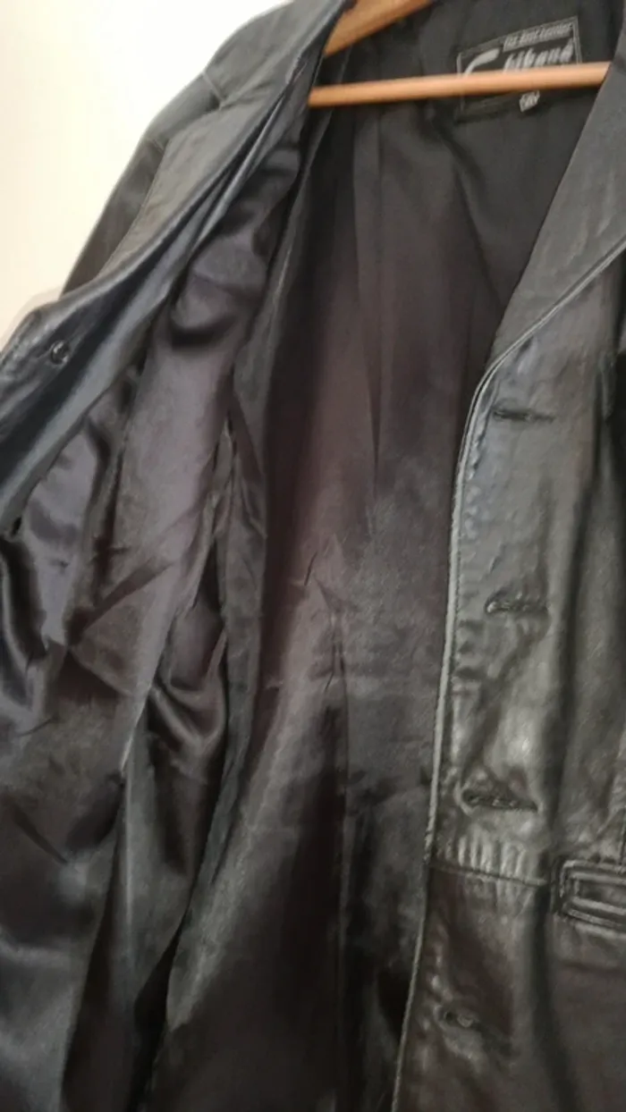 Veste en vrai cuire chibana - photo numéro 4
